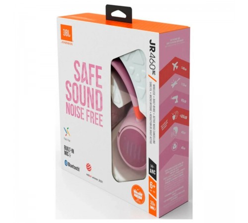 Bluetooth-гарнітура JBL JR 460NC Pink (JBLJR460NCPIK)
