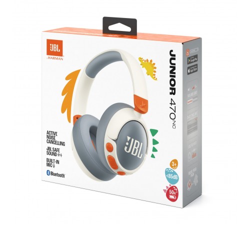 Bluetooth-гарнітура JBL Junior 470NC White (JBLJR470NCWHT) Bluetooth-гарнітура JBL Junior 470NC White (JBLJR470NCWHT)