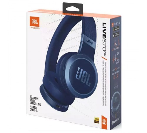 Bluetooth-гарнітура JBL Live 670NC Blue (JBLLIVE670NCBLU)