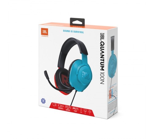 Гарнiтура JBL Quantum 100N Black (JBLQTUM100N)