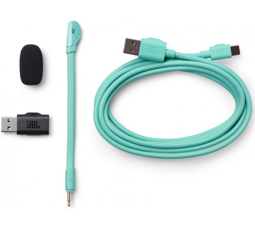 Bluetooth-гарнітура JBL Quantum 360 Wireless Cyan (JBLQTUM360CYN)