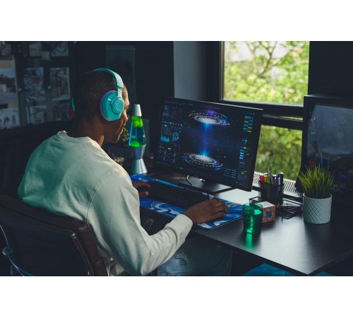 Bluetooth-гарнітура JBL Quantum 360 Wireless Cyan (JBLQTUM360CYN)