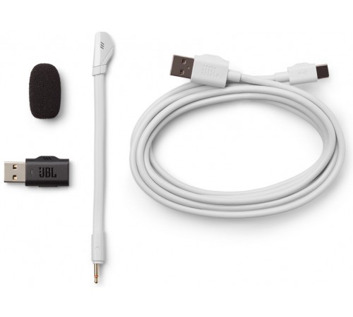 Bluetooth-гарнітура JBL Quantum 360 Wireless White (JBLQTUM360WHT)