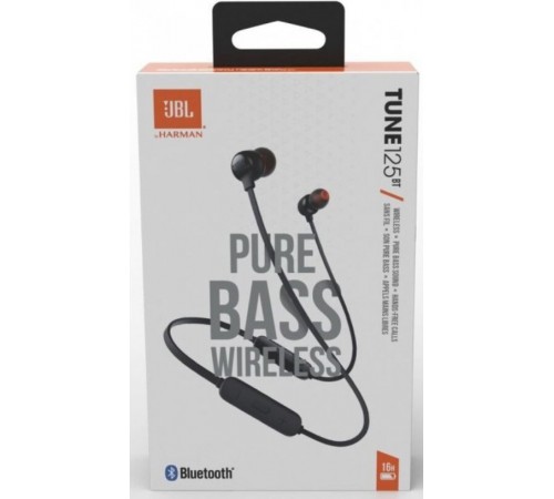 Bluetooth-гарнітура JBL Tune 125BT Black (JBLT125BTBLK)