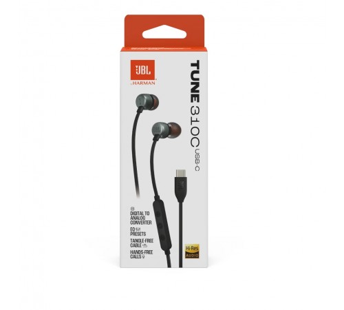 Гарнітура JBL Tune 310C Black (JBLT310CBLK)