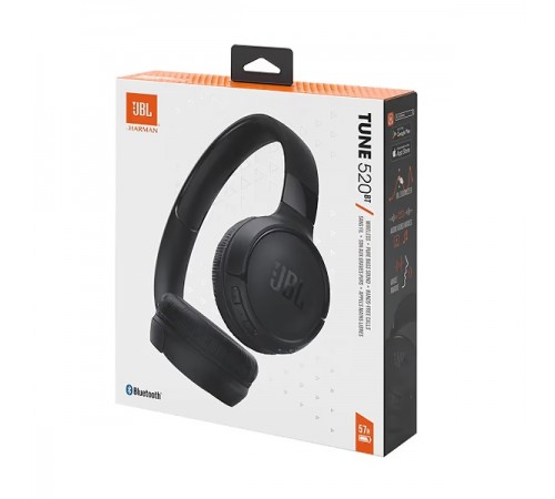 Bluetooth-гарнітура JBL T520BT Black (JBLT520BTBLKEU)