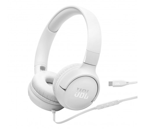 Гарнiтура JBL Tune 520C White (JBLT520CWHT)