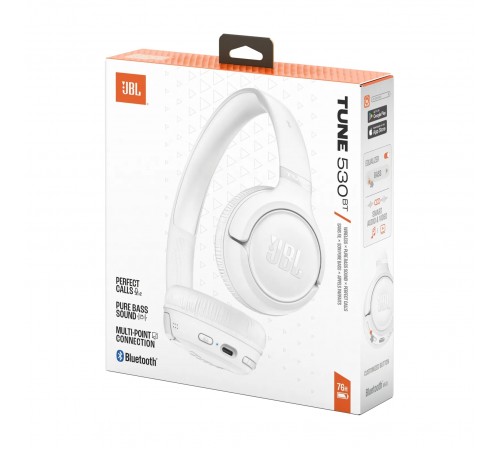 Bluetooth-гарнітура JBL Tune 530BT White (JBLT530BTWHTEU)