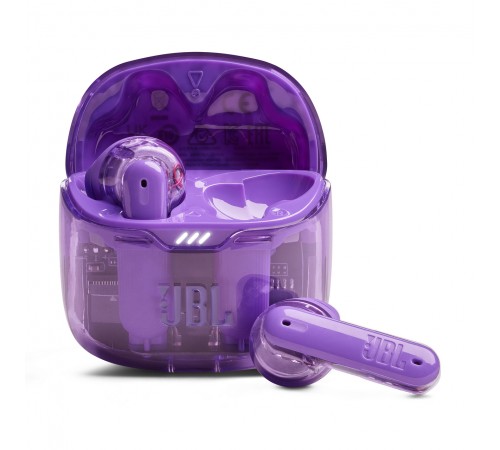 Bluetooth-гарнітура JBL Tune Flex Ghost Edition Purple (JBLTFLEXGPUR)