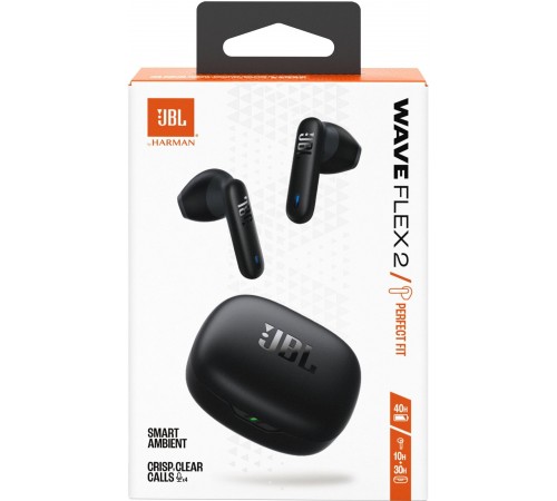 Bluetooth-гарнітура JBL Wave Flex 2 Black (JBLWFLEX2BLK)