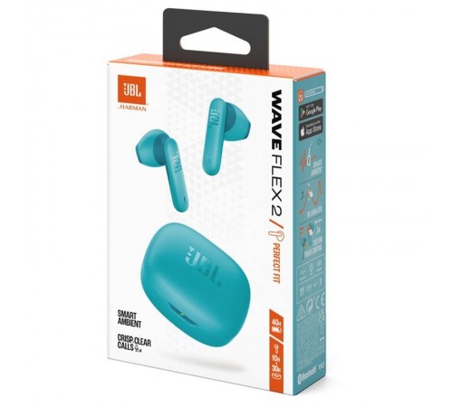 Bluetooth-гарнітура JBL Wave Flex 2 Blue (JBLWFLEX2BLU)
