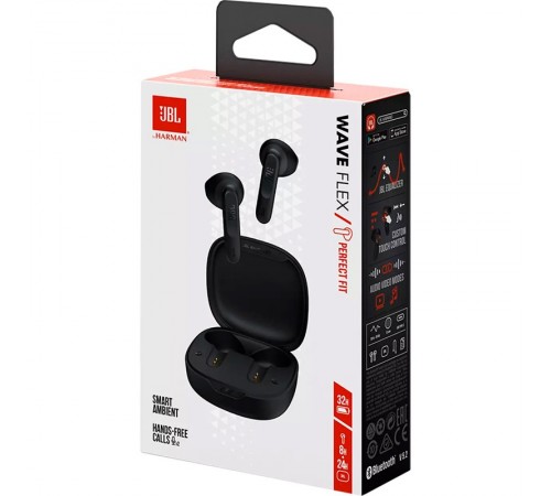 Bluetooth-гарнітура JBL Wave Flex Black (JBLWFLEXBLK) Bluetooth-гарнітура JBL Wave Flex Black (JBLWFLEXBLK)