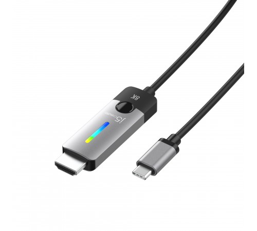 Кабель J5create USB-C - HDMI (M/M), 1.8 м, Black (JCC157-N)