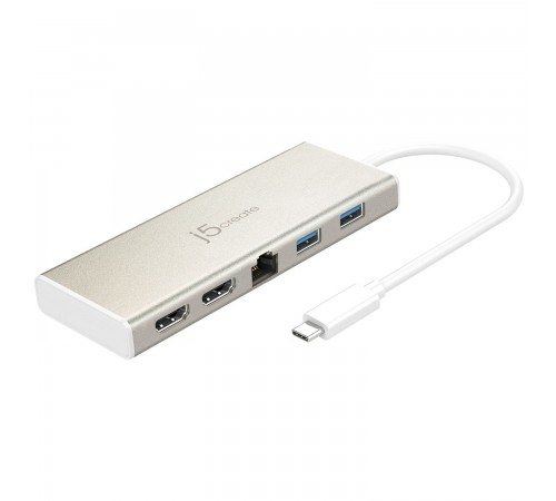 Док-станція J5create USB-C 6-в-1 (JCD381-N)