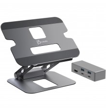 Док-станція J5create USB-C 6-в-1 (JTS327-N)