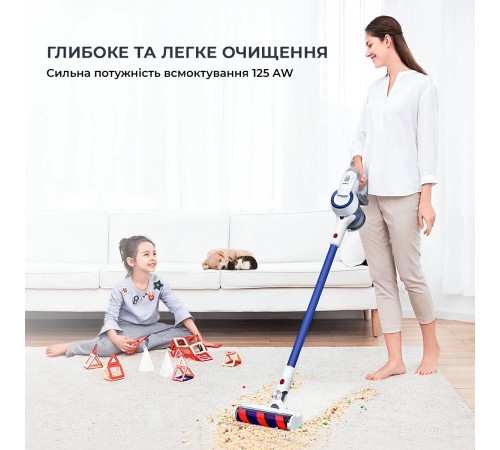 Акумуляторний пилосос Jimmy JV53 Lite Blue Акумуляторний пилосос Jimmy JV53 Lite Blue