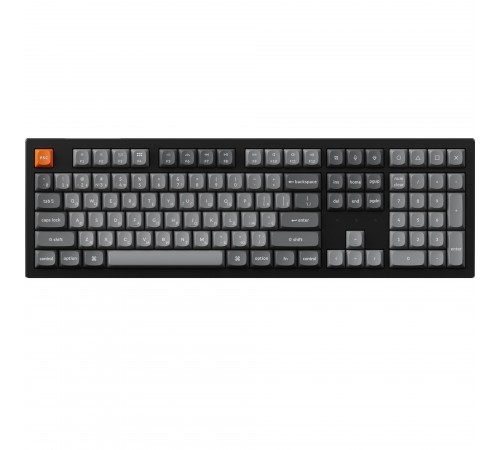 Клавіатура бездротова Keychron K10 Max Keychron Super Banana Switch Black RGB (K10M-H4-UA)