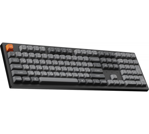 Клавіатура бездротова Keychron K10 Max Keychron Super Banana Switch Black RGB (K10M-H4-UA)