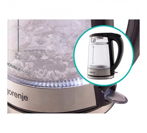 Електрочайник Gorenje K17GDW