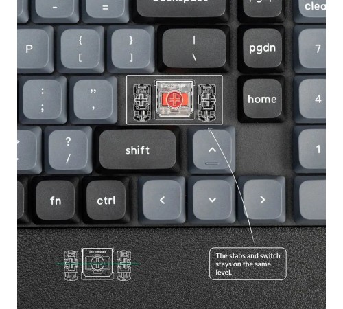 Клавіатура бездротова Keychron K17 PRO 100Key (K17P-H2-UA)