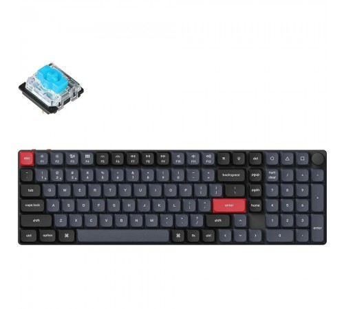 Клавіатура бездротова Keychron K17 PRO 100Key (K17P-H2-UA)