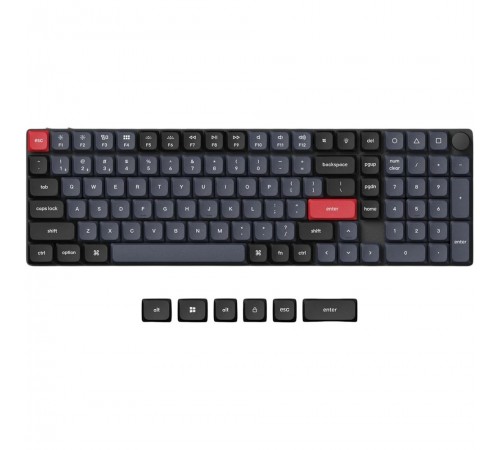 Клавіатура бездротова Keychron K17 PRO 100Key (K17P-H2-UA)