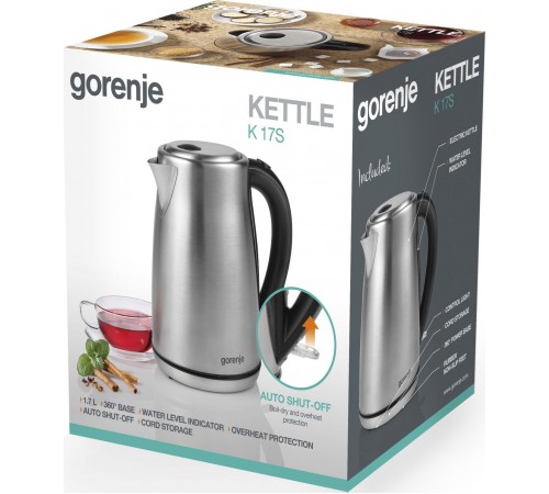 Електрочайник Gorenje K17S Електрочайник Gorenje K17S
