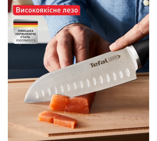 Набір ножів Tefal Ice Force у пластиковій колоді 4 предмети (K2325S75)
