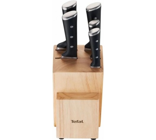 Набір ножів Tefal Ice Force у дерев`яній колоді 5 предметів (K232S574)