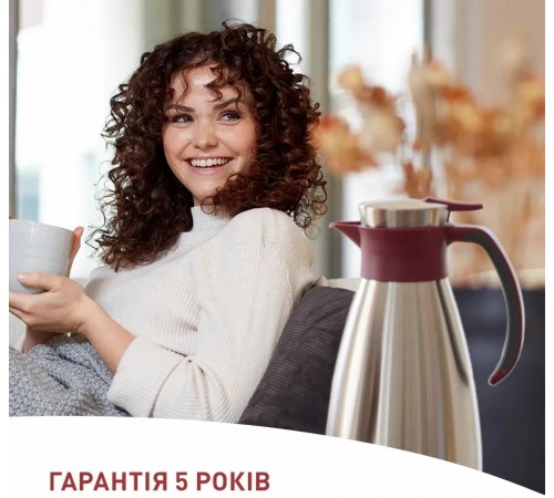 Термоглечик Tefal Soft Grip 1.5 л Burgundy (K3042214)