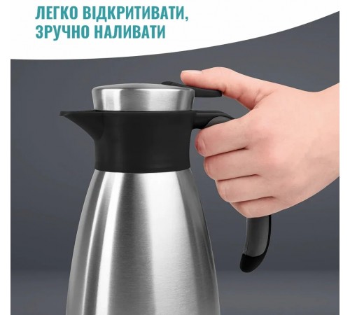 Термоглечик Tefal Soft Grip 1.5 л Black (K3043214)