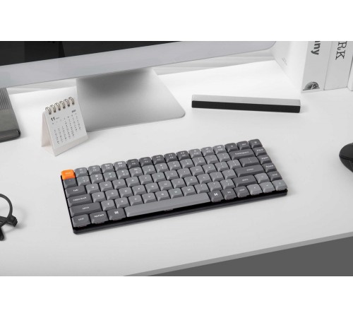 Клавіатура бездротова Keychron K3 Max, Gateron MX 2.0 Brown, Hot-Swap, RGB UA Black (K3M-H3-UA)