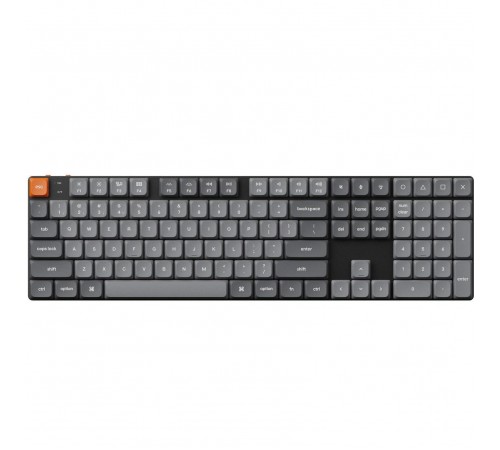Клавіатура бездротова Keychron K5 Max, Gateron MX 2.0 Brown, Hot-Swap, RGB UA Black (K5M-H3-UA)
