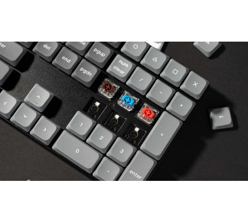 Клавіатура бездротова Keychron K5 Max, Gateron MX 2.0 Brown, Hot-Swap, RGB UA Black (K5M-H3-UA)