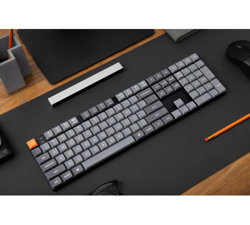 Клавіатура бездротова Keychron K5 Max, Gateron MX 2.0 Brown, Hot-Swap, RGB UA Black (K5M-H3-UA)