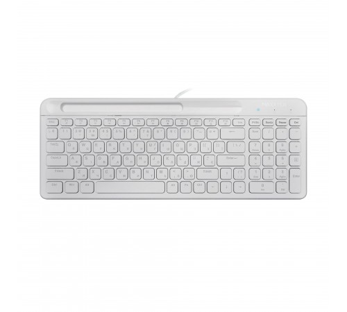 Клавiатура Maxxter KB-01W-UA White