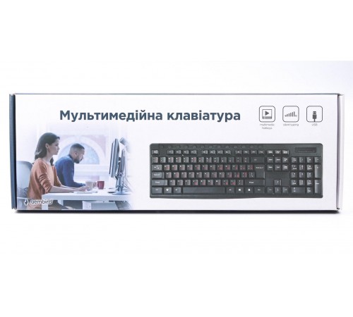 Клавіатура Gembird KB-UM-107-UA Ukr Black Клавіатура Gembird KB-UM-107-UA Ukr Black