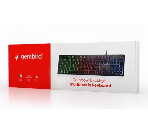 Клавіатура Gembird KB-UML-01-UA Black USB UKR