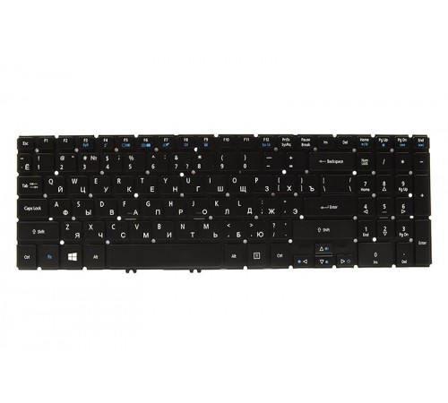Клавіатура PowerPlant для ноутбука Acer Aspire V5-552, V5-573 чорний, без фрейму (KB310029)