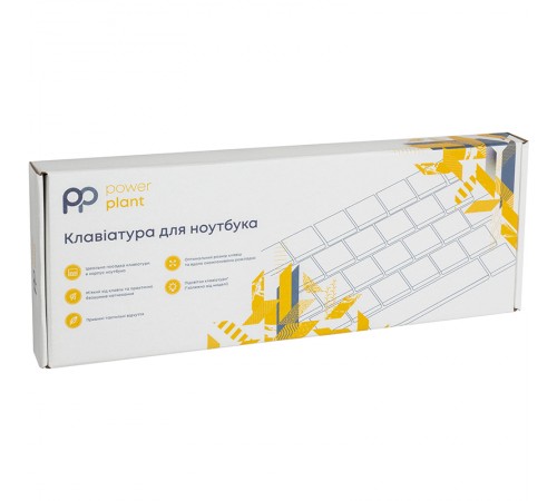 Клавіатура PowerPlant для ноутбука IBM/Lenovo B570, B590, V570 чорний, чорний фрейм (KB311538)
