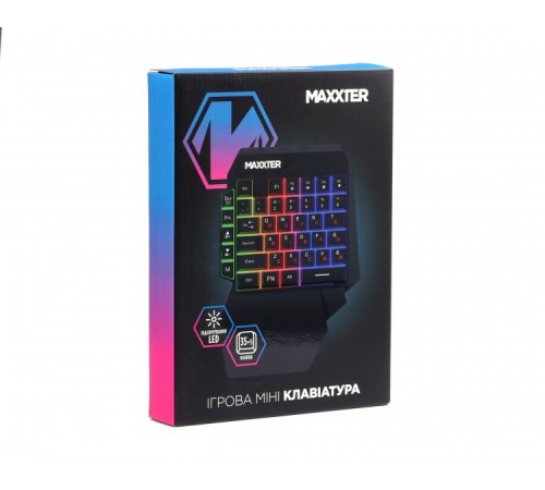 Клавiатура Maxxter KBG-OH-01B-UA Black
