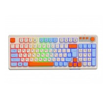 Клавiатура бездротова Maxxter KBGW-3C01-UA White