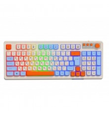 Клавiатура бездротова Maxxter KBGW-3C01-UA White