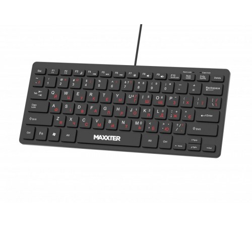 Клавiатура Maxxter KBM-C01B-UA Black