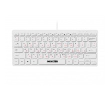 Клавiатура Maxxter KBM-C01W-UA White