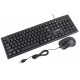 Комплект (клавіатура + миша) Gembird KBS-UM-03-UA Black