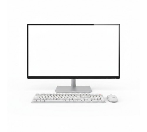 Комплект (клавіатура, миша) бездротовий Gembird KBS-WMS-01-W-CYRL White
