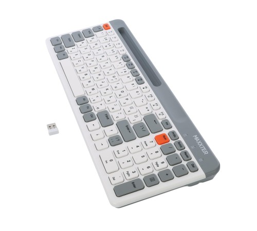 Клавiатура бездротова Maxxter KBW-02G-UA