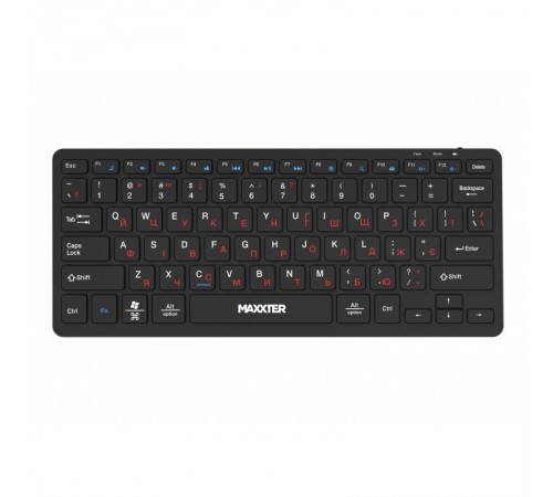Клавiатура бездротова Maxxter KBW-C01B-UA Black