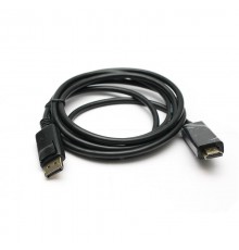 Кабель PowerPlant (KD00AS1237) DisplayPort-HDMI, 1.8м, Black